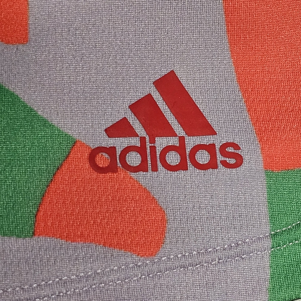๐๏ธ Adidas X Farm Rio Pacer 3 Stripes Knit Shorts size Small - Picture 5 of 12